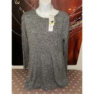 Workshop Republic Clothing Womens Jersey High-Low Dress size S NWT POCKETS! GREY